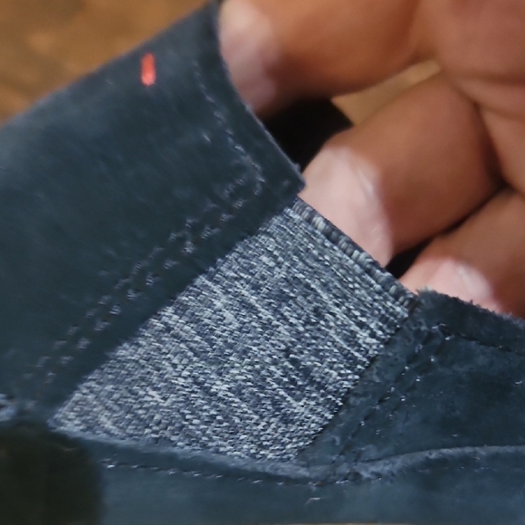 Navy Suede Loafers - Picture 7 of 8